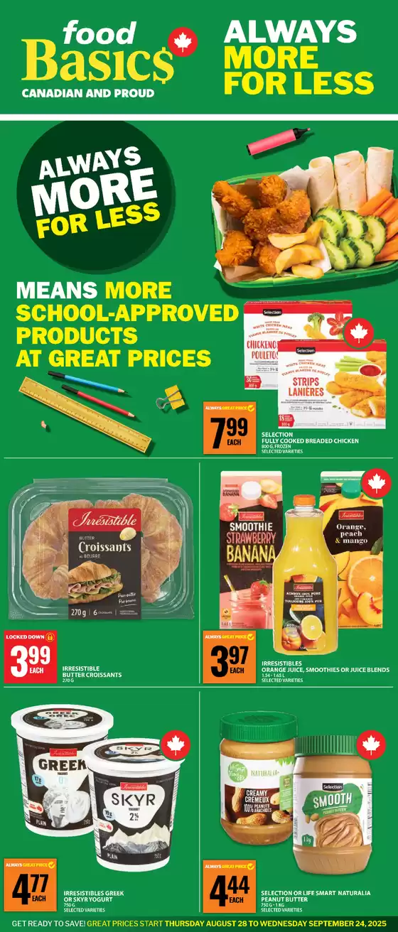 Food Basics catalogue in Grandview | Current special promotions | 2025-08-28T00:00:00.000Z - 2025-09-03T00:00:00.000Z