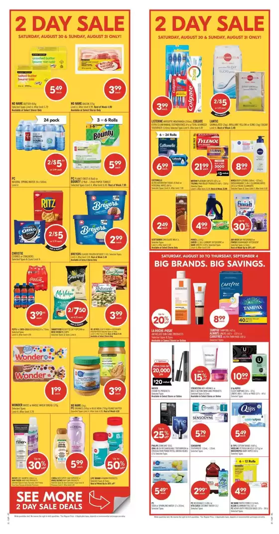Shoppers Drug Mart catalogue in Rosetown | Discover attractive offers | 2025-08-30T00:00:00.000Z - 2025-09-04T00:00:00.000Z