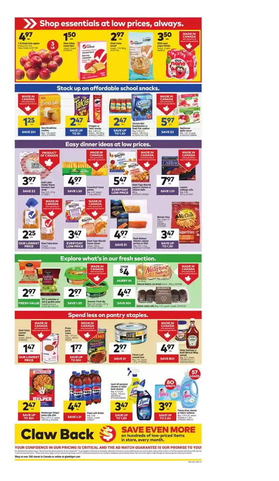 Exclusive bargains