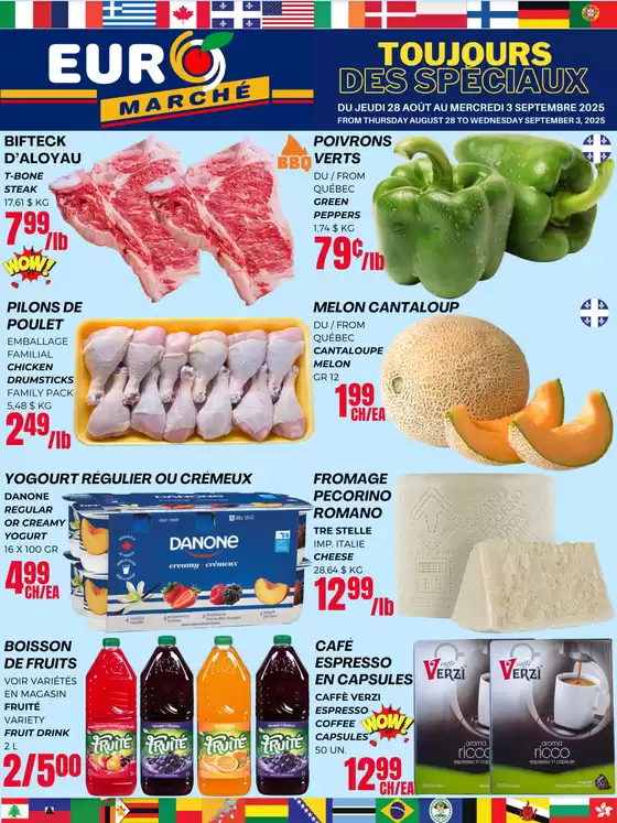 Euromarché catalogue in Kitchener | Top deals for all customers | 2025-09-02T00:00:00.000Z - 2025-09-16T00:00:00.000Z
