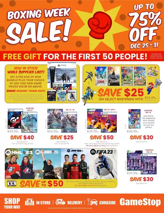 Game Stop catalogue in Winnipeg | Exclusive deals for our customers | 2025-09-02T00:00:00.000Z - 2025-09-16T00:00:00.000Z