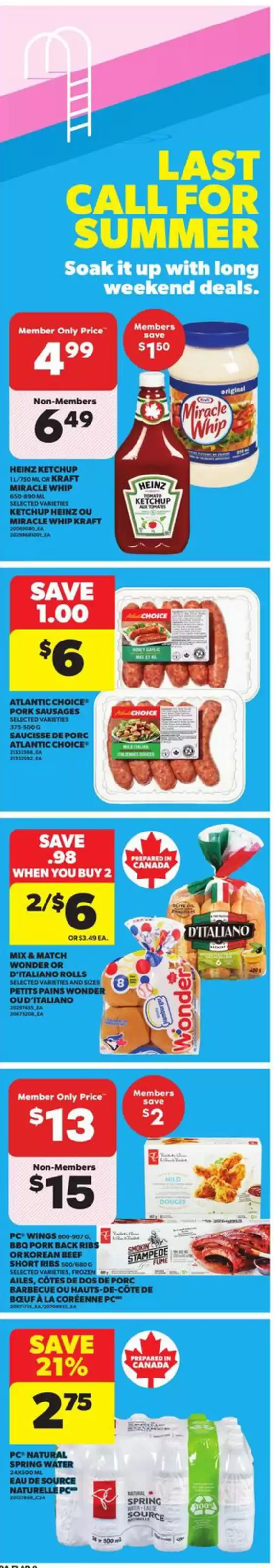 Weekly flyer