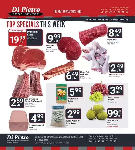 Di Pietro catalogue in Kingston | Top specials this week  | 2025-09-03T00:00:00.000Z - 2025-09-03T00:00:00.000Z