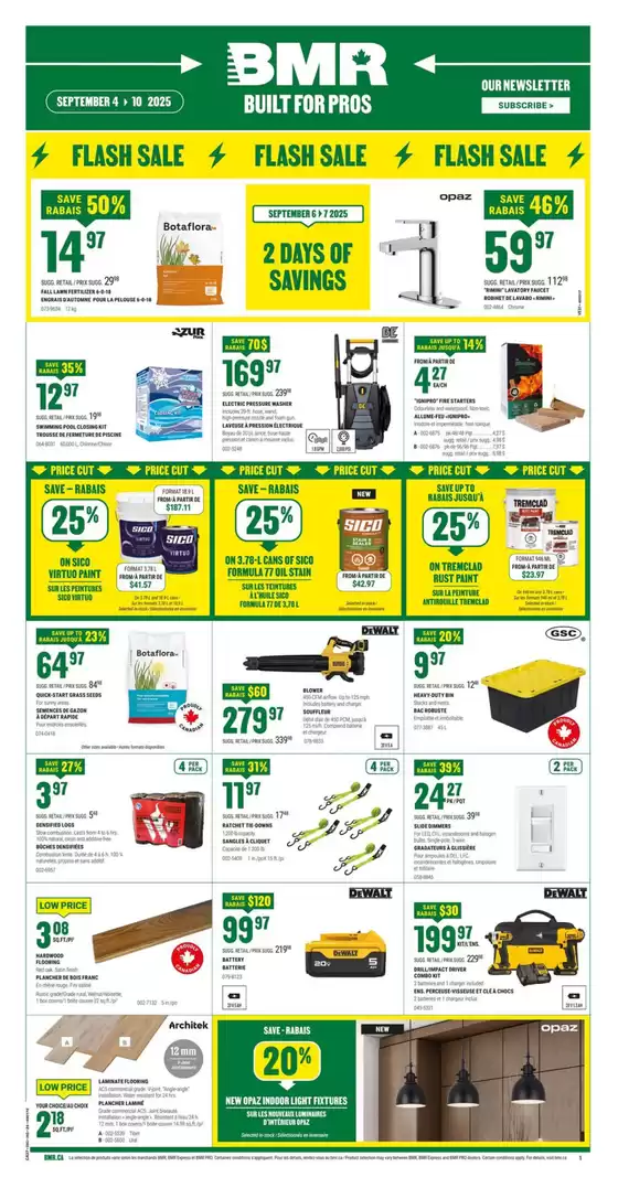 BMR catalogue in Rosthern | Top offers for smart savers | 2025-09-04T00:00:00.000Z - 2025-09-10T00:00:00.000Z