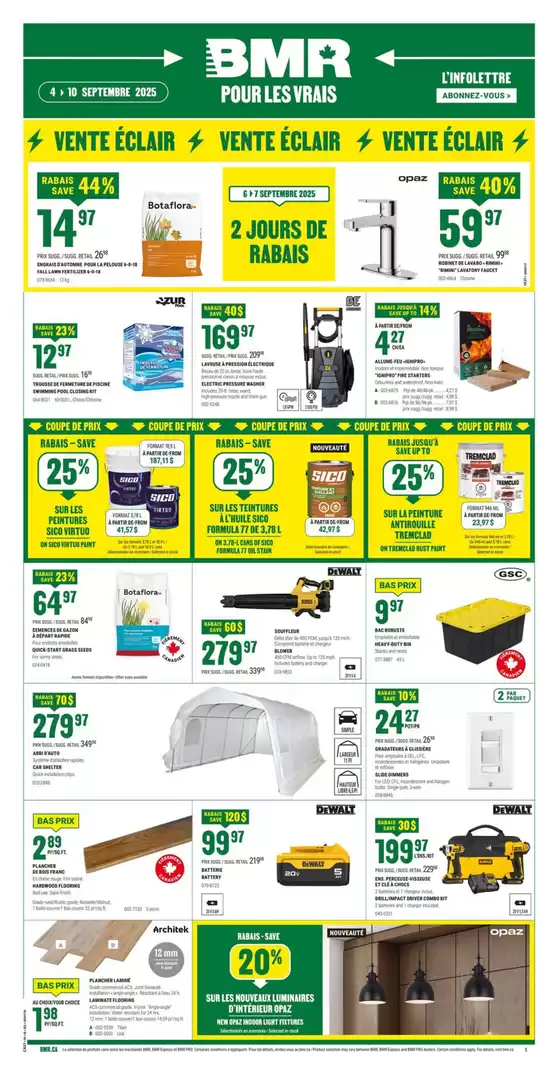 BMR catalogue in Rosthern | Attractive special offers for everyone | 2025-09-04T00:00:00.000Z - 2025-09-10T00:00:00.000Z