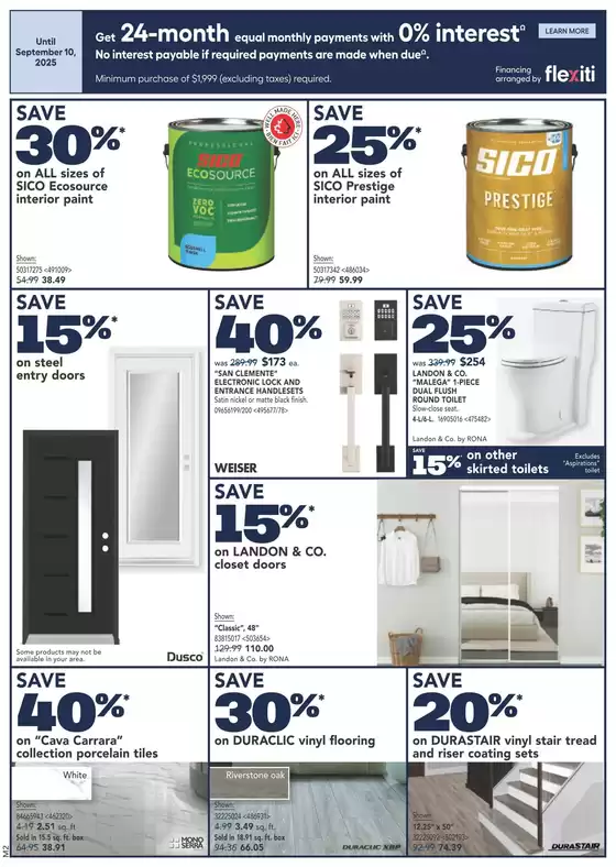 RONA Weekly ad
