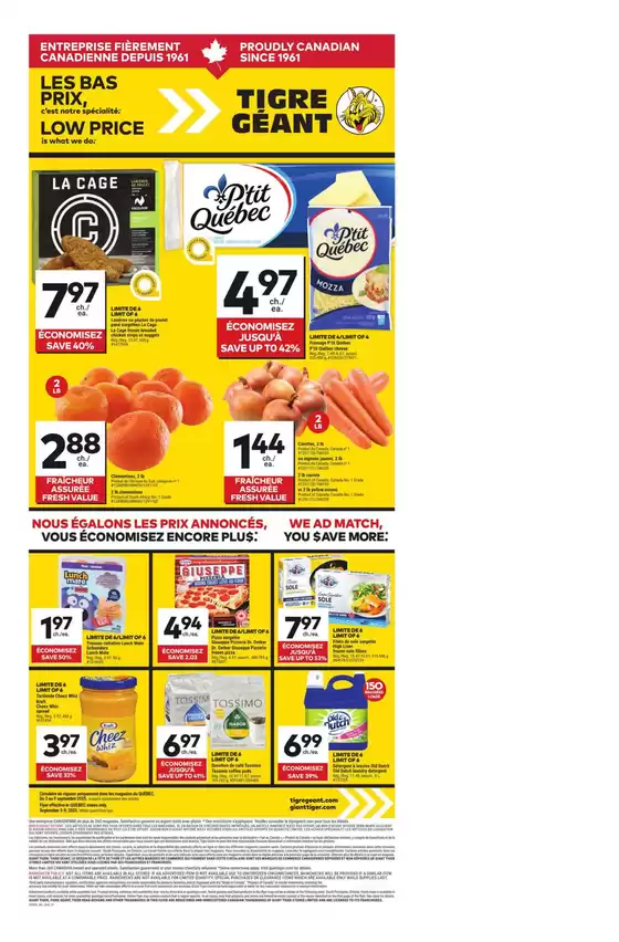 Giant Tiger catalogue in Châteauguay | Current deals and offers | 2025-09-03T00:00:00.000Z - 2025-09-09T00:00:00.000Z