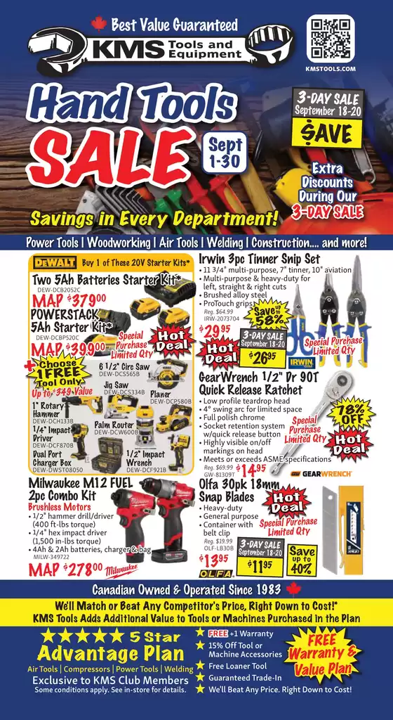 KMS Tools 2509 September Flyer