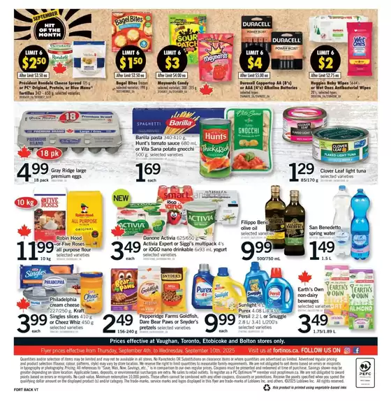 Fortinos weekly flyer