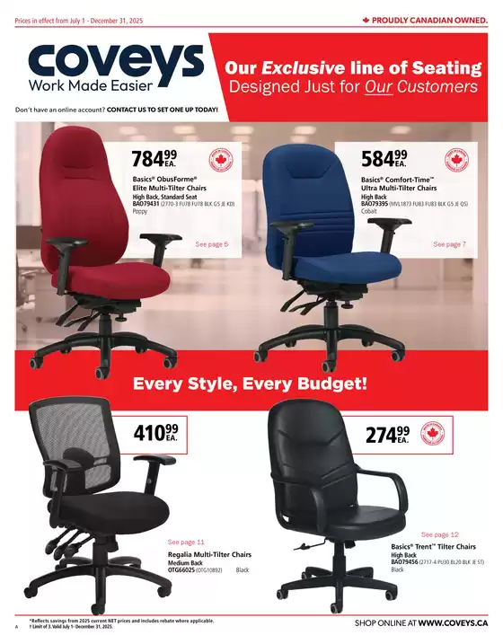 Seating Sale
