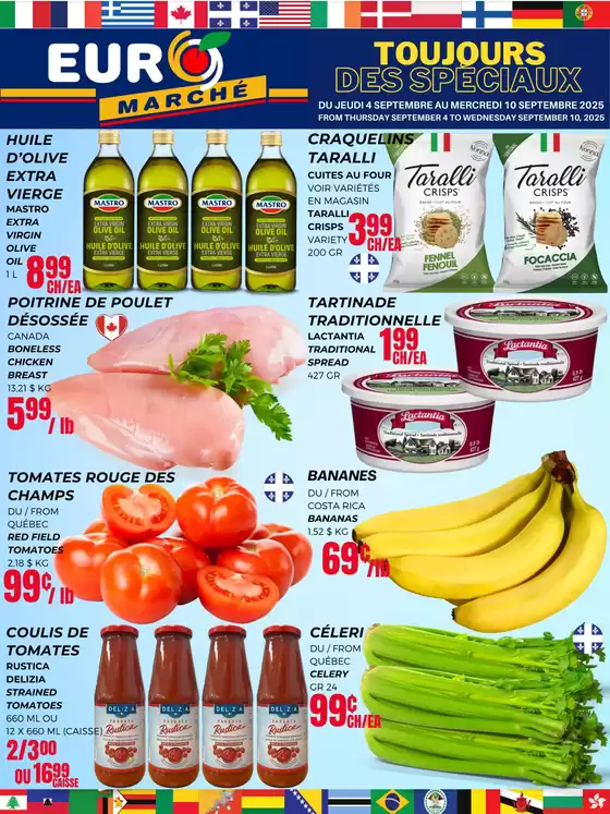 Euromarché catalogue in Sarnia | Great discounts on selected products | 2025-09-04T00:00:00.000Z - 2025-09-18T00:00:00.000Z