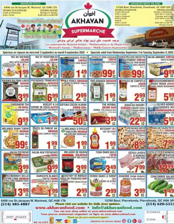 Akhavan catalogue in Sarnia | Akhavan flyer week 36 | 2025-09-04T00:00:00.000Z - 2025-09-10T00:00:00.000Z