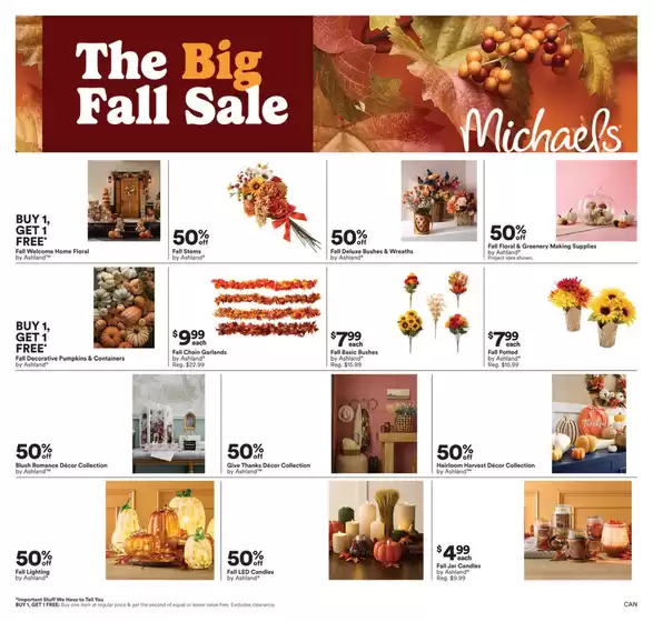Michaels catalogue in Saint Mary's | 9/5 Weekly Ad Canada | 2025-09-05T00:00:00.000Z - 2025-09-11T00:00:00.000Z