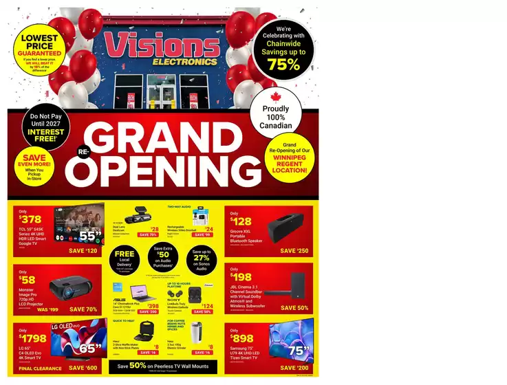 Visions Electronics catalogue in Leamington | Flyer | 2025-09-05T00:00:00.000Z - 2025-09-11T00:00:00.000Z