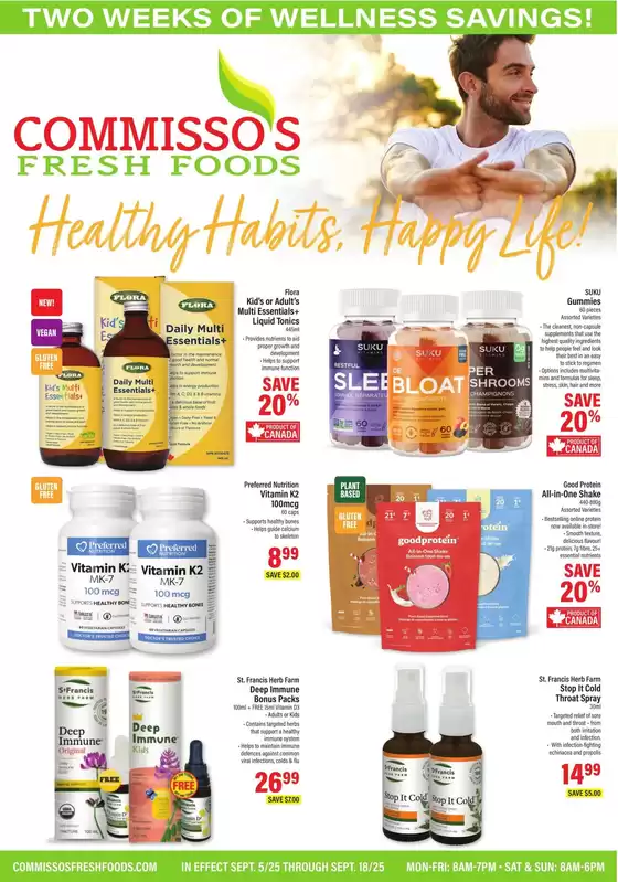 Commisso's Fresh Foods catalogue in Saint Mary's | Commisso's Fresh Foods weeky flyer | 2025-09-05T00:00:00.000Z - 2025-09-18T00:00:00.000Z