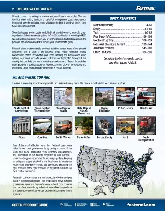 Fastenal Green Product Guide