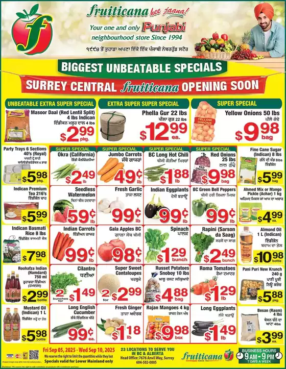 Fruiticana catalogue in Sudbury | Top offers for all bargain hunters | 2025-09-07T00:00:00.000Z - 2025-09-21T00:00:00.000Z