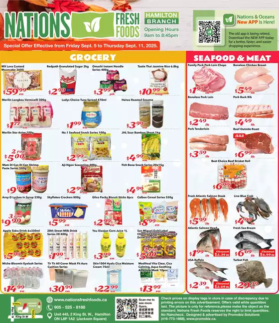 Nations Fresh Foods catalogue in Saint-Hyacinthe |  Hello September!  | 2025-09-08T00:00:00.000Z - 2025-09-11T00:00:00.000Z
