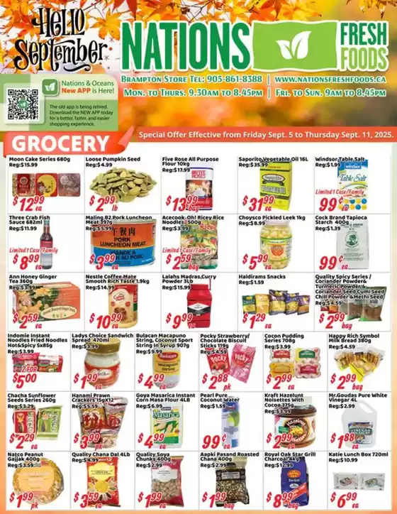 Nations Fresh Foods catalogue in Saint-Hyacinthe | Special Offer Effective from Friday Sept. 5 to Thursday Sept. 11, 2025. | 2025-09-08T00:00:00.000Z - 2025-09-11T00:00:00.000Z