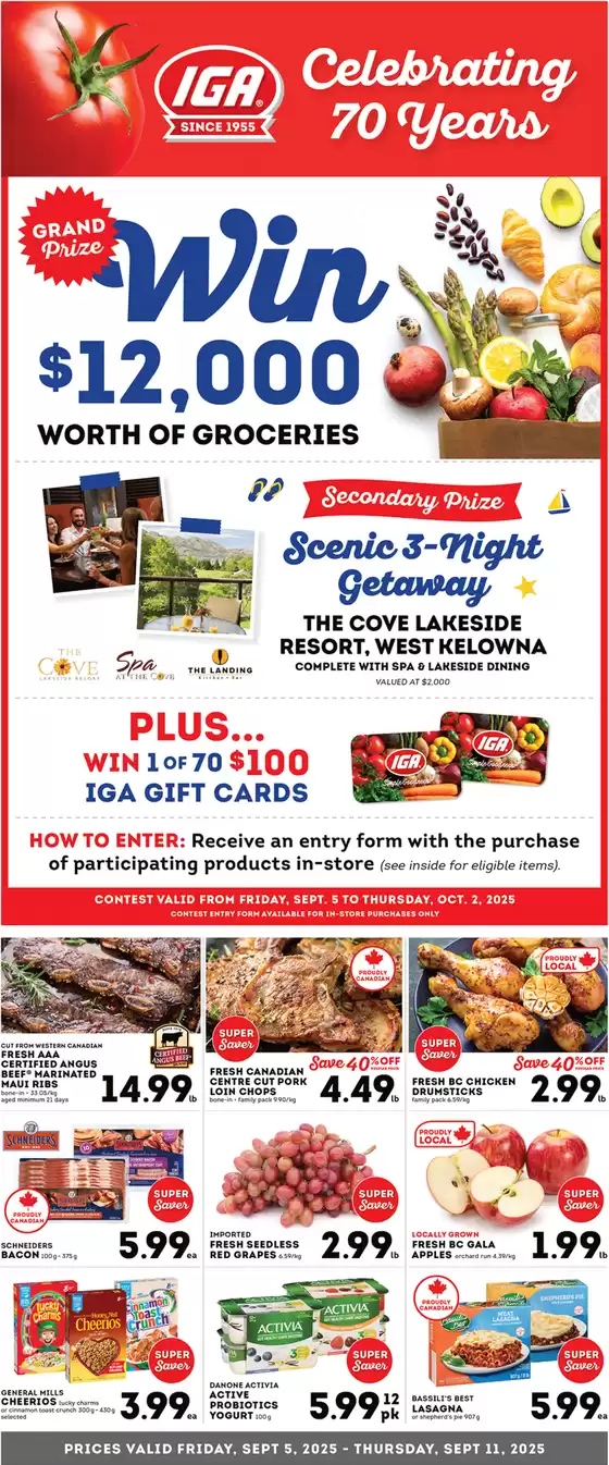 Market Place IGA catalogue in Saint-Jérôme | Current Week Flyer | 2025-09-08T00:00:00.000Z - 2025-09-11T00:00:00.000Z