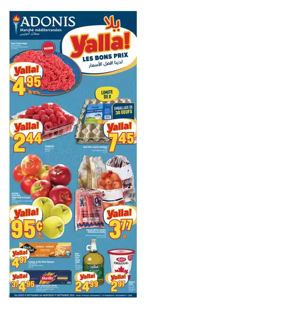 Marché Adonis catalogue in Beloeil | Exclusive deals and bargains | 2025-09-11T00:00:00.000Z - 2025-09-17T00:00:00.000Z