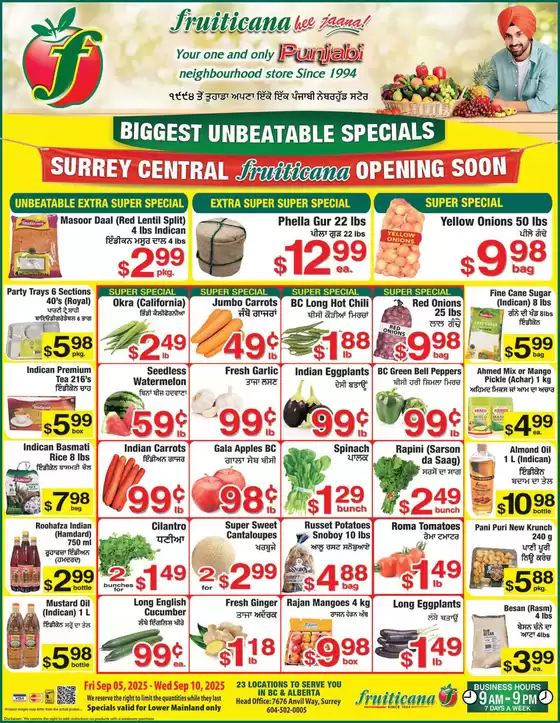 Fruiticana catalogue in Beloeil | New offers to discover | 2025-09-09T00:00:00.000Z - 2025-09-23T00:00:00.000Z