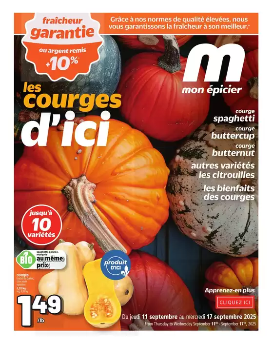 Metro catalogue in Petawawa | Metro weekly flyer Quebec | 2025-09-11T00:00:00.000Z - 2025-09-17T00:00:00.000Z