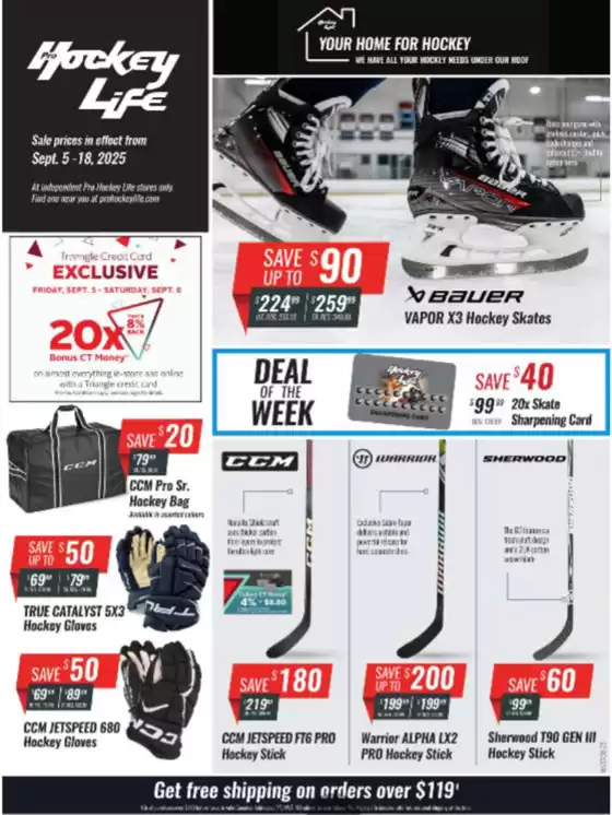 Pro Hockey Life catalogue in Richmond Hill | Deal f the week  | 2025-09-10T00:00:00.000Z - 2025-09-24T00:00:00.000Z