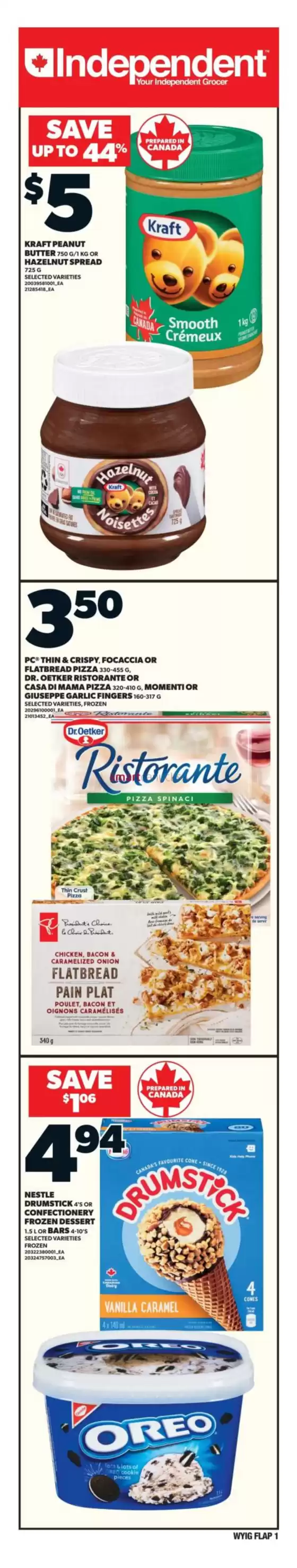 Independent Grocer weeky flyer