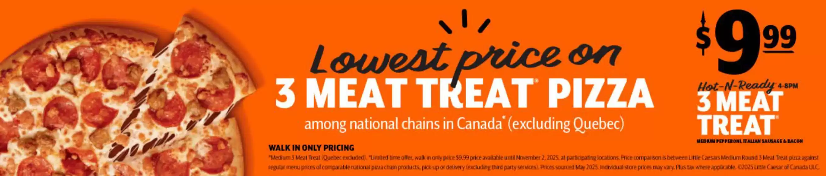 Little Caesars catalogue in Toronto | Lowest price  | 2025-09-10T00:00:00.000Z - 2025-10-02T00:00:00.000Z
