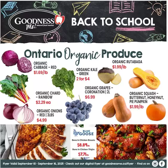 Goodness Me Flyer September 10 to 16