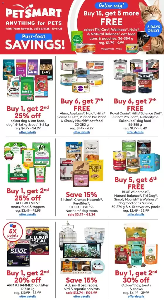 Petsmart catalogue in Edmonton | Current special promotions | 2025-09-10T00:00:00.000Z - 2025-10-14T00:00:00.000Z