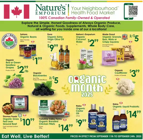 Organic month 