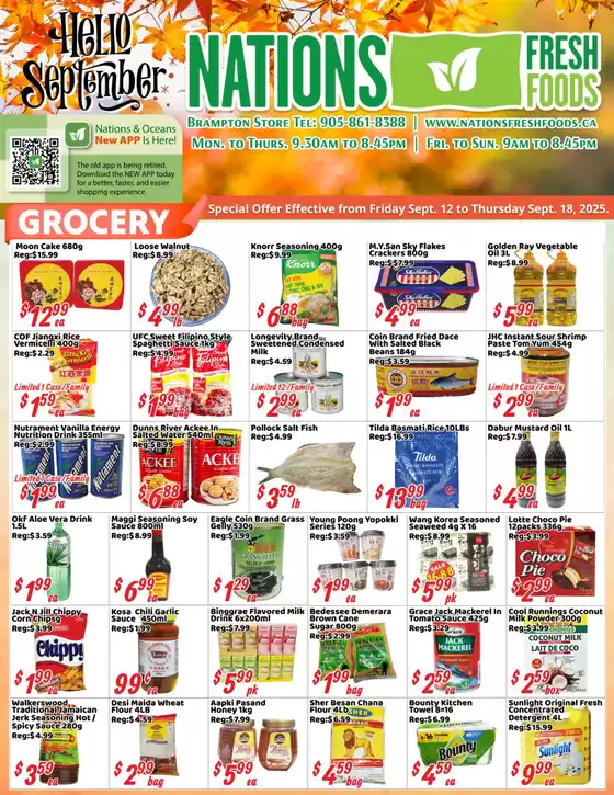 Nations Fresh Foods catalogue in Montreal | Autumn Deals, Fresh Finds! Sept 12 – Sept 18 at Nations Fresh Foods  | 2025-09-12T00:00:00.000Z - 2025-09-18T00:00:00.000Z