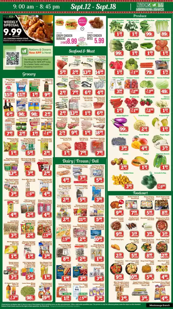 Nations Fresh Foods catalogue in Montreal | Enjoy Special deals everyday | 2025-09-12T00:00:00.000Z - 2025-09-18T00:00:00.000Z