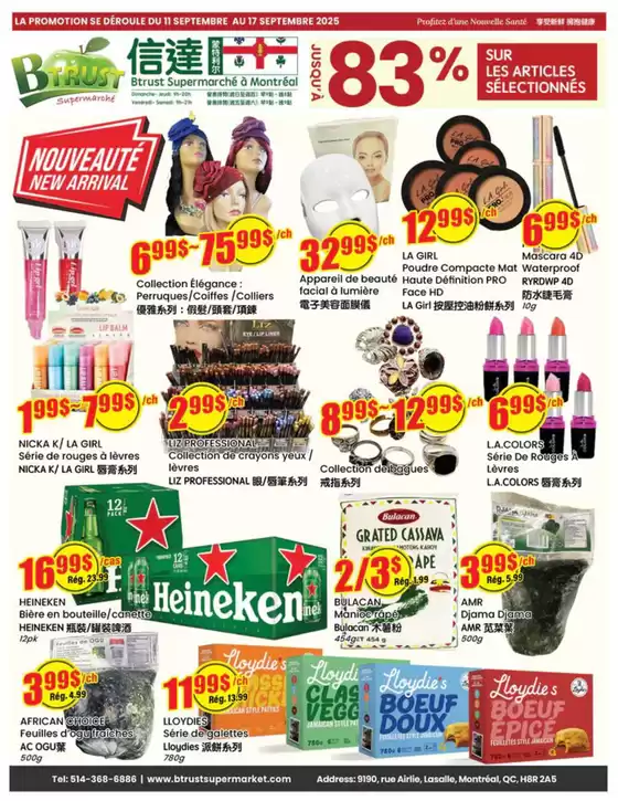 Btrust Supermarket catalogue in Borden-Carleton | Montreal Store Flyer - 83 %  | 2025-09-12T00:00:00.000Z - 2025-09-17T00:00:00.000Z