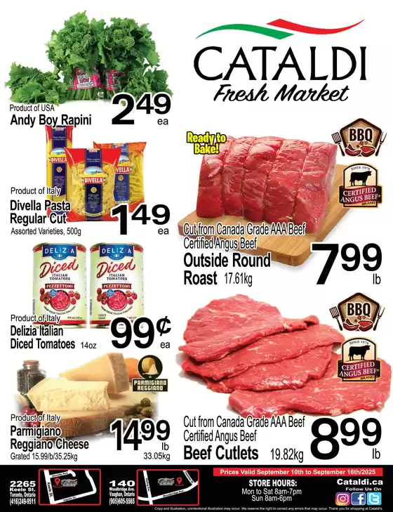 Cataldi catalogue in Borden-Carleton | Discounts and promotions | 2025-09-12T00:00:00.000Z - 2025-09-26T00:00:00.000Z