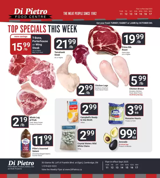 To specials this week