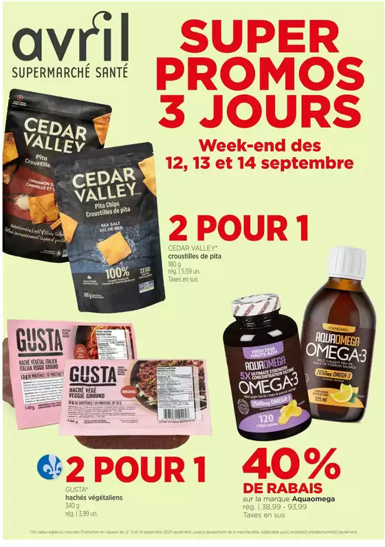 Weekly flyer 