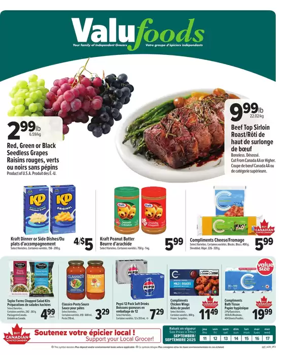 Valufoods Flyer September 11 to 17