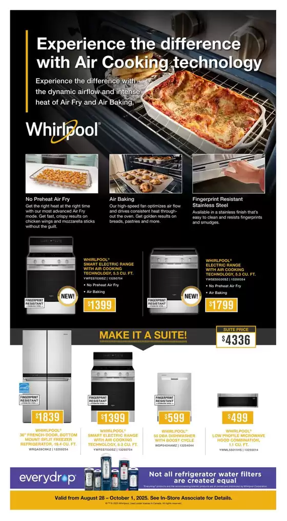 Current special promotions