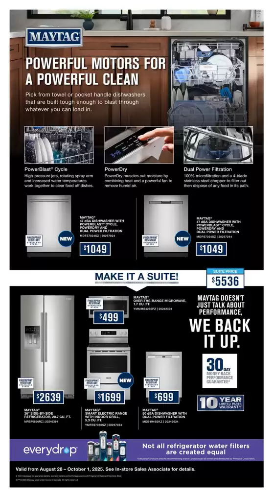 Current special promotions