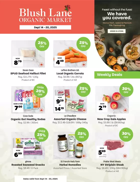 Blush Lane catalogue in Hull QC | Blush Lane flyer sales valid from Sept 14 – 20th, 2025 | 2025-09-15T00:00:00.000Z - 2025-09-29T00:00:00.000Z