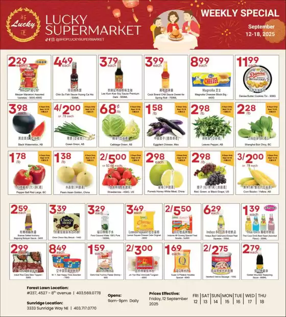 Lucky Supermarket catalogue in Hull QC | Calgary weekly Specials | 2025-09-15T00:00:00.000Z - 2025-09-29T00:00:00.000Z