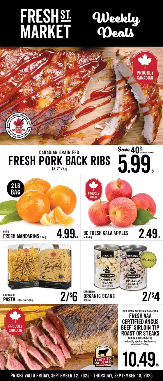 Fresh St Market catalogue in Labrador City | Weeekly deals  | 2025-09-15T00:00:00.000Z - 2025-09-18T00:00:00.000Z