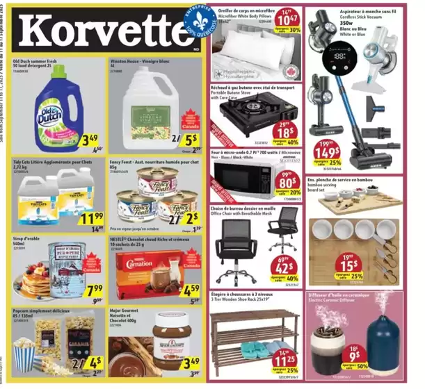 Korvette catalogue in Vancouver |  NEW CIRCULAR for next week | 2025-09-15T00:00:00.000Z - 2025-09-17T00:00:00.000Z