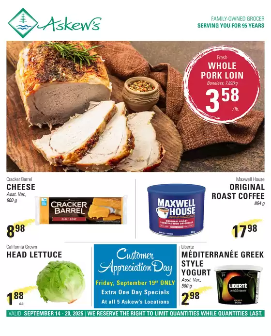 Askews Foods catalogue in Toronto | Everything you need  | 2025-09-15T00:00:00.000Z - 2025-09-20T00:00:00.000Z