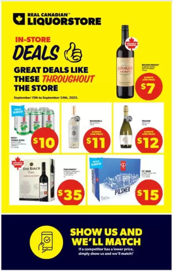 Real Canadian Liquostore catalogue in Toronto | Weekly flyer  | 2025-09-15T00:00:00.000Z - 2025-09-20T00:00:00.000Z