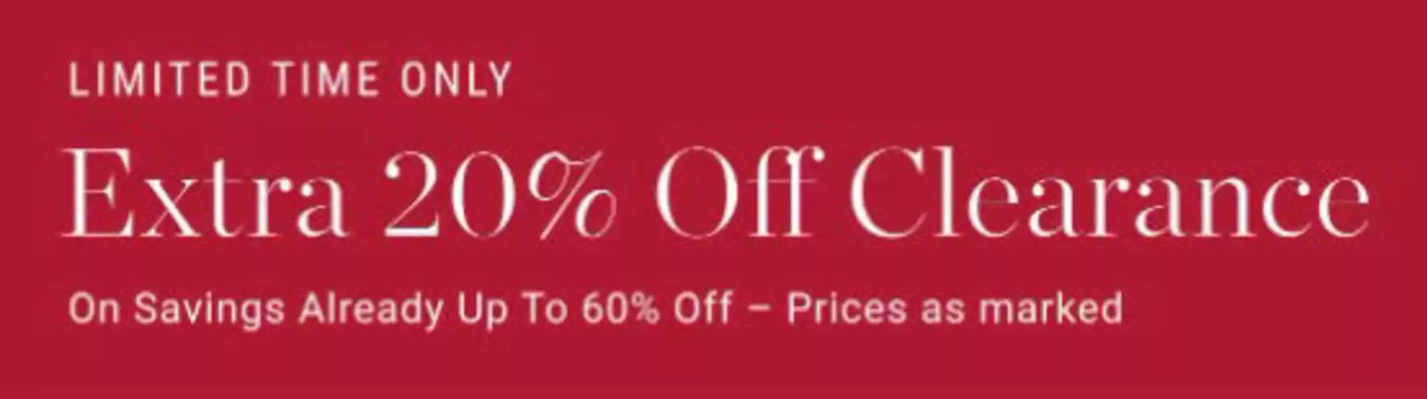 Extra 20 % off 