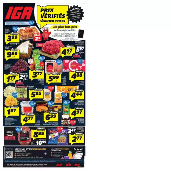 IGA Extra catalogue in L'Île-Perrot | IGA Extra weekly flyer | 2025-09-18T00:00:00.000Z - 2025-09-24T00:00:00.000Z